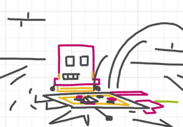 A panel from I've Been Everywhere, Man, episode nine of the Board Boards object show by Furretwalk/WalkingFurret.